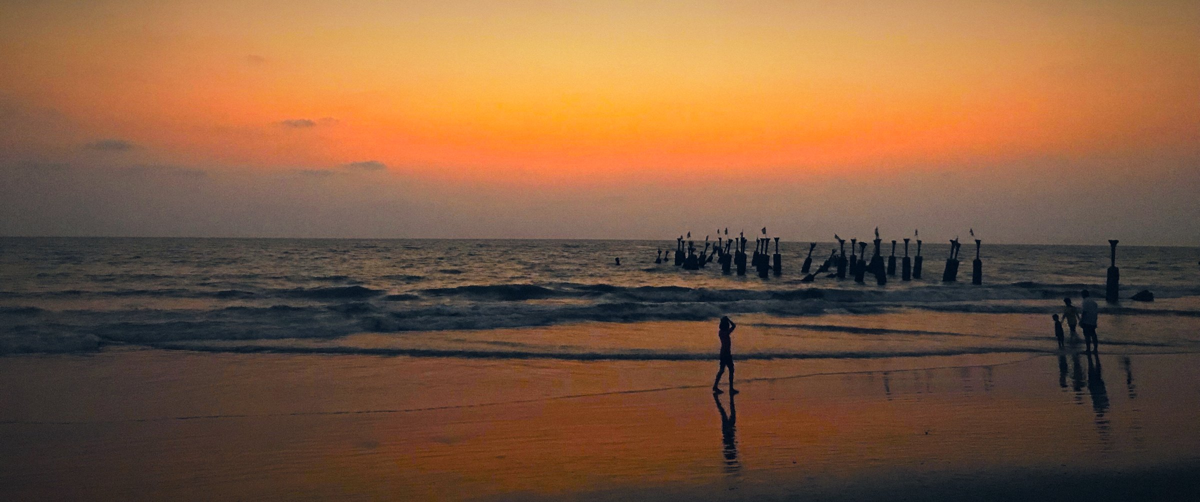 Sunset at the old pier